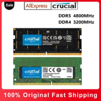 Crucial Laptop Memory DDR4 3200MHz 8GB 16GB 32GB DDR5 4800MHz 5600mhz 16gb For Laptop Dell Lenovo Asus HP Computer Memory Stick