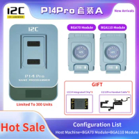 i2C P14pro Programmer Phone NAND Programmer with DFU Function OLED Digital Display for iPhone 14 13 12 X 6 iPad