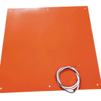 500 X 500 mm Silicone heating pad for TRONXY X5SA 500 3d printer heated pad 1000W@220V with 100k thermistor adhesive back