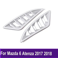 Car Accessories For Mazda 6 Atenza M6 2017 2018 Front Side Air Conditioning Outlet Vent Trim Cover Sticker
