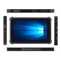 10.1" Industrial 1D 2D Barcode Scanner IP67 Rugged Windows 10 Pro Tablet PC Intel Z8350 4GB RAM 64GB WiFi RS232 RJ45 HDMI