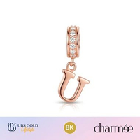 UBS Gold - Liontin Emas Charmee Alpha Cheri U - 8k - Ald0218k Rose Gold