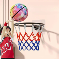 Basketball Wall Hanging Indoor And Outdoor Without Punching Basketball Hoop Foldable Household Silen