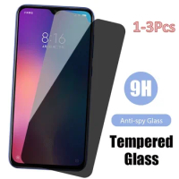 1-3Pcs Privacy Tempered Glass Screen Protector for OPPO A73 A77 A16 A16E A16K A17K RX17 Pro Narzo 30A A5 A9 A31 2020 Anti-Spy