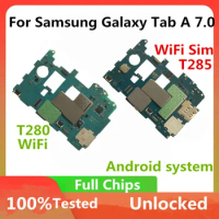 Unlocked For Samsung Galaxy Tab A 7.0 T280 WiFi /T285 WiFi SIM Logic Board With Android OS 8GB Motherboard Motherboard