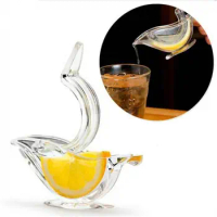 Mini Manual Juicer Kitchen Home Press Squeeze Fruit Bird Shape Bird Fish Transparent Portable Orange Lemon Manual Juicer