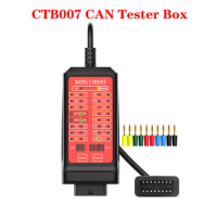 WOYO CTB007 CAN Tester 12V 24V Break Out Box Detection CAN Bus Circuit 16Pin OBD2 Protocol Programming Scanner Diagnostics Tool