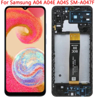 For Samsung A04E A04S A04 LCD Display Touch Screen With Frame 6.5" Samsung A04 A045F A04E A042F A04S A047F LCD