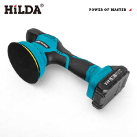 [  HILDA ]  希爾達 21V 雙電 鋰電無線打蠟機 12配件組 可拋光、打磨  可依照不同需求調整轉速