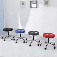 BuyJM 厚8公分成型泡棉鐵腳旋轉椅/電腦椅(寬45x高48~60CM)