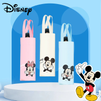 【Disney 迪士尼】米奇米妮三折黑膠晴雨傘摺疊傘(防曬傘 陽傘)