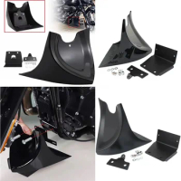 For Harley Sportster 48 883 1200 Motorcycle Front Bottom Spoiler Mudguard Air Dam Chin Fairing Cover Softail Touring Dyna