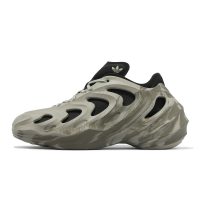 adidas 休閒鞋 adiFOM Q 大理石紋 綠 黑 洞洞鞋 鏤空 可拆卸 三葉草 男鞋 愛迪達 GW2218