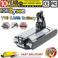 New 25.2V 6000mAh Replacement Battery For Dyson V10 SV12 Absolute Replaceable Fluffy Cyclone Vacuum Cleaner Battery