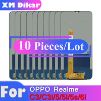 10 Pcs INCELL LCD For Oppo Realme C3 C3i 6i 5 5i 5s LCD Display Touch Screen Digitizer Assembly Replacement Repair Parts