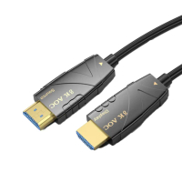 【Unisync】HDMI認證2.1版8K光纖遠距傳輸抗干擾高畫質影音傳輸線 30M