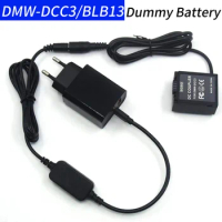 DMW-BLB13 Dummy Battery DCC3 DC Coupler&amp;PD 3.0 Charger&amp;USB C DC Cable fit for Panasonic Lumix DMC-G1 GH1 GF1 G2 G10 Camera