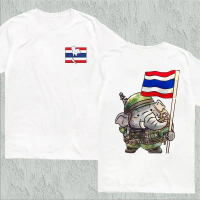 [COD]เสื้อยืดoversize(การจัดส่งที่รวดเร็ว)  Summer New T-shirtเสื้อยืด   SAVE THAILAND ไทยนี้รักสงบแ