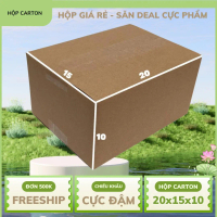 Combo 50 hộp carton mã 20x15x10 đóng hàng