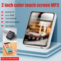 Mini MP4 Player Touch Screen Music Player Portable MP3 Player with Speakers FM Radio Recording E-Book 2-inch Screen