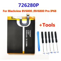+Tools！Battery for Blackview BV6800 PRO 726280P IP68, MT6750T 6580mAh
