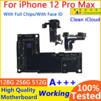 Working For iphone 12 pro Max board Logic Board For iPhone 12 pro max Motherboard Unlocked MainBoard Support Full Chips Face ID