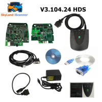 Durable For Honda HDS HIM Scanner V3.104.24 HDS With USB1.1 To RS232 Adapter OBD2 Auto Diagnostic Tool Scan Tool