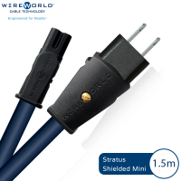 【WIREWORLD】WIREWORLD Stratus Shielded Mini  8字頭電源線 - 1.5M(WIREWORLD電源線 1.5M)
