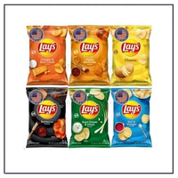 Snack Lays Potato Chips Classic, Sour Cream Onion, Salt & Vinegar, Honey Barbecue, Cheddar, Cheetos 