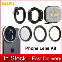 NiSi Mobile Phone Lens Filter Kit Polarizer Filter/GND/ND Fliter/Black Mist Fliter for iphone 14 Video Landscape Portrait