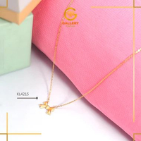 KALUNG DEWASA MODEL KATIE COQUETTE EMAS ASLI KADAR 6K (300), 8K (375) & 16K (700) KL42 15 - GALERI 2