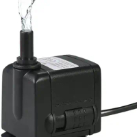 Decdeal 450L/H 6W Submersible Water Pump for Aquarium Tabletop Fountains Pond Water Gardens and Hydroponic Systems AC220-240V