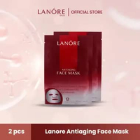 Lanore Face Mask Anti Aging / Masker Wajah Anti Aging 2 Pcs (Special Gift)