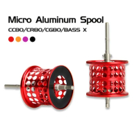 Fishing Reel Spool Aluminum Alloy Wheel Cup Shallow Spool For Daiwa CC80/CR80 Baitcast Reel For Fishing Accessories