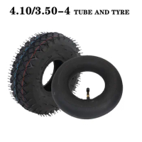 10 Inch Tyre 4.10/3.50-4 Inner Outer Pneumatic Wheel Tire for Electric Scooter Trolley Accessories