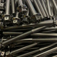 According customer to produce titanium bolt with hole M8x90 Gr5