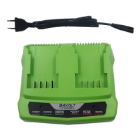 1 Piece Li-Ion Battery Charger 24V Rechargeable Chainsaw Lithium Battery Electric Tool Wrench Drill Saw EU Plug For Greenworks