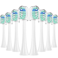 8pcsToothbrush Replacement Heads Compatible with Philips Sonicare Replacement Heads, Electric Brush Head for 4100 5100 6100 9023