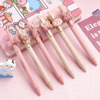 PULPEN MEKANIK KARAKTER BONEKA LUCU UNIK / PULPEN MEKANIK MOTIF LUCU