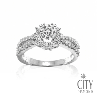 【City Diamond 引雅】『名媛公主』50分 華麗鑽石戒指/求婚鑽戒