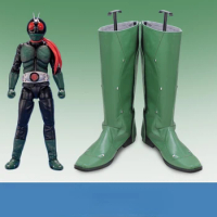 Masked Rider 1 Cosplay Shoes Boots Kamen Rider Shoes Halloween Cosplay Costume Accessory Prop