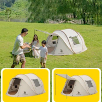 Tents Outdoor Camping Waterproof One Touch Tent Foldable Portable Ultralight Tent 2 Person Sun Protection Nature Hike Equipment