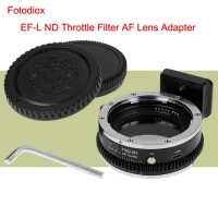 Fotodiox EF-L ND Camera Adapter Ring AF Lens Adapter for Canon EF EF-S to Panasonic S1 S1R S1H Sigma FP With ND Throttle Filter