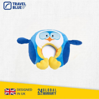 【 Travel Blue 藍旅 】 Puffy 企鵝胖胖 兒童U型/ㄇ型頸枕  TB281