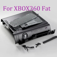 5sets Full Housing Case For XBOX360 Fat Console Black White Color For XBOX 360 Fat Console Housing House Shell Have Logo