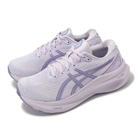 【asics 亞瑟士】慢跑鞋 GEL-Kayano 30 D 女鞋 寬楦 紫 支撐 緩衝 厚底 回彈 運動鞋 亞瑟士(1012B503022)