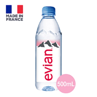 Evian Natural Mineral Water, 500ml