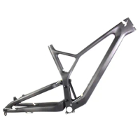 OEM carbon fiber bike frame 29er full Suspension mountain bicycle, Trail Carbon bicycle and all mountain cycle Frameset