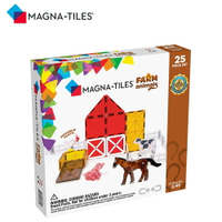 美國 Magna-Tiles® 透光彩色磁力積木-農場動物25片