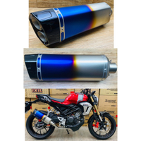 (YAHOM)附音檔HONDA CB150R 菱形六角雙出排氣管全段/台蠍/蠍子管/CB300R/MT15/R15/吉村